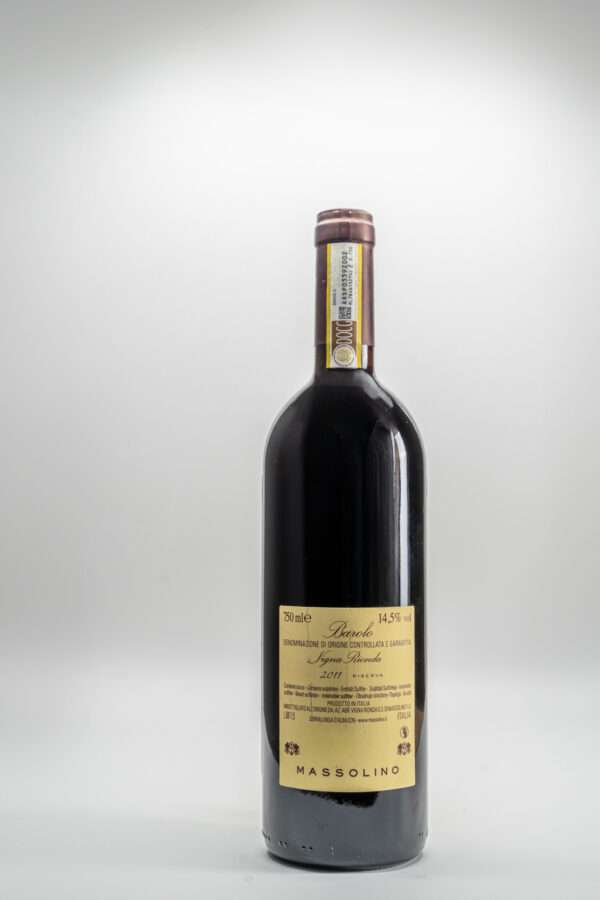 Massolino Vigna Rionda Barolo Riserva 2011 retro